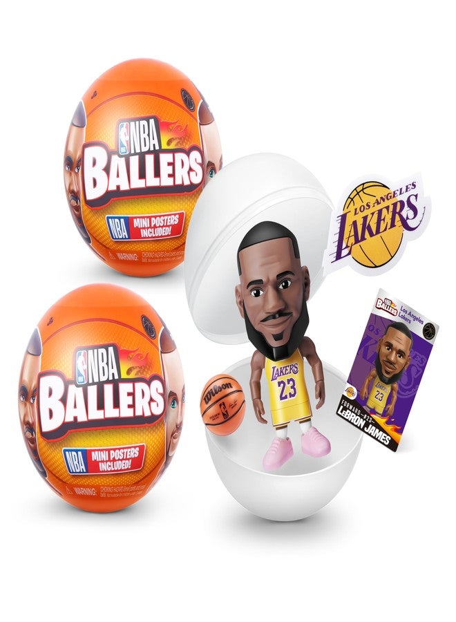5 SURPRISE NBA Ballers by ZURU Surprise Unboxing Basketball Collectible Sports Toy for Boys (2 Capsules) - Image 1